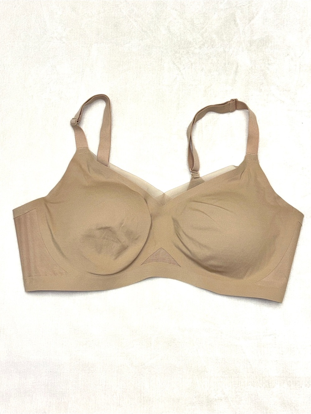 Honeylove Crossover Bra in Sand 1X No Wire